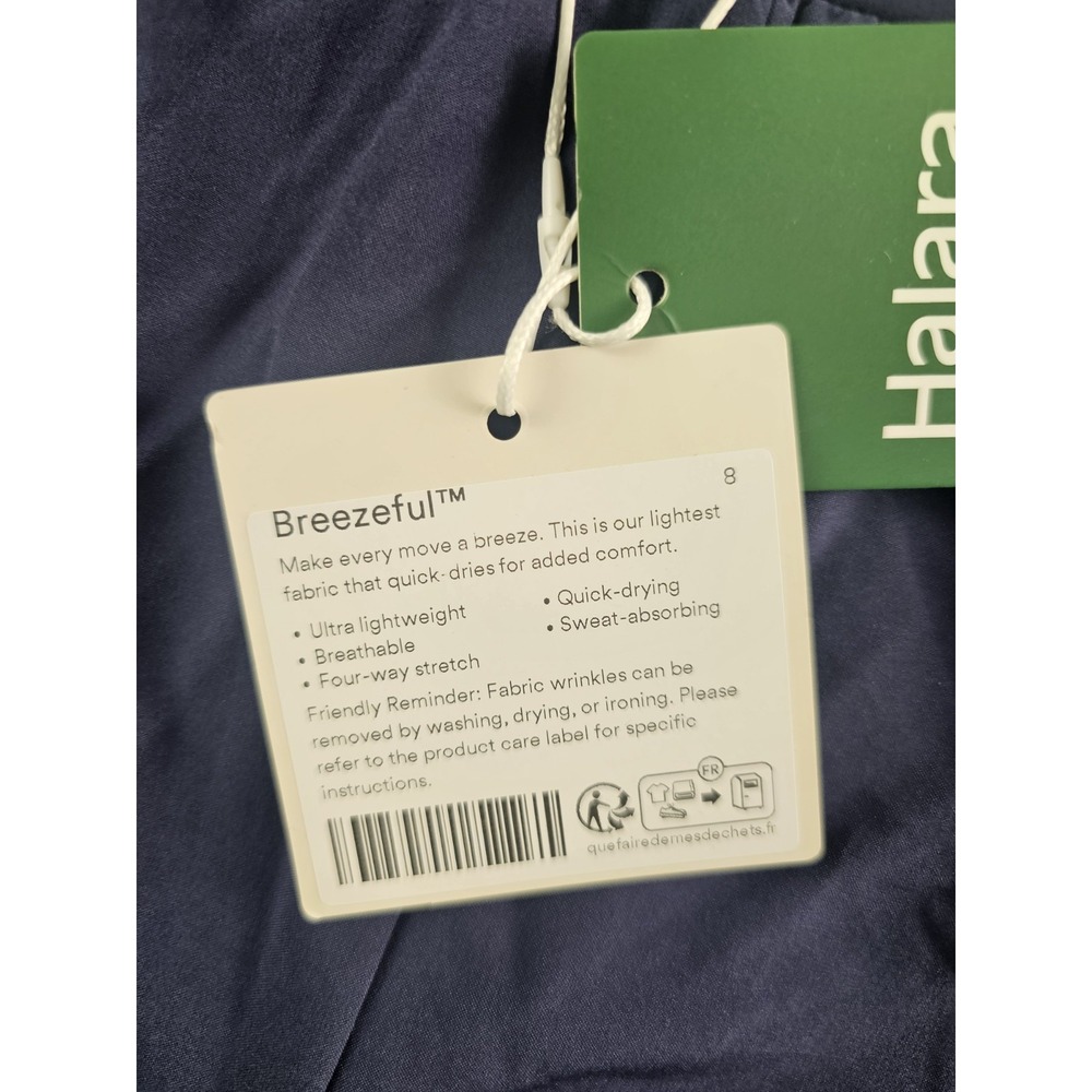 Halara Breezful Pant Wide Leg Women 2X Blue High Waisted Stretch Lightweight New - Picture 9 of 14